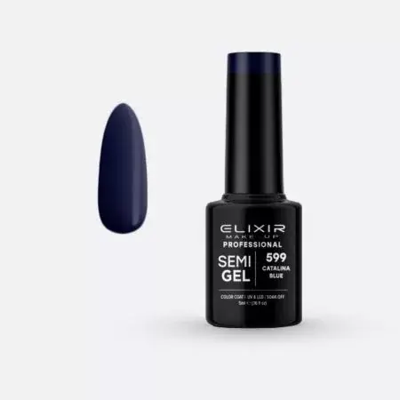 Elixir Semi Gel 599 Catalina Blue 5 ml Árengedmény