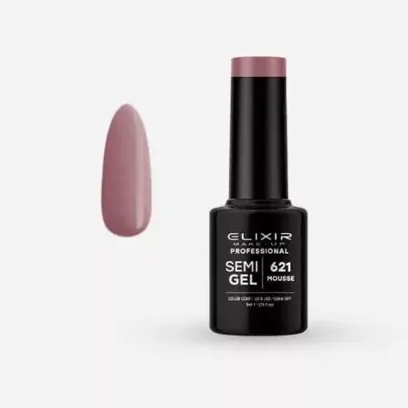 Különleges ajánlat Elixir Semi Gel 621 Mousse 5 ml