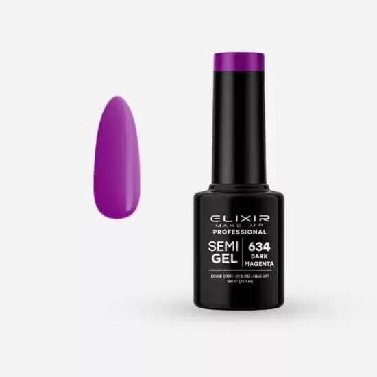 Elixir Semi Gel 634 Dark Magenta 5 ml Akciós ár