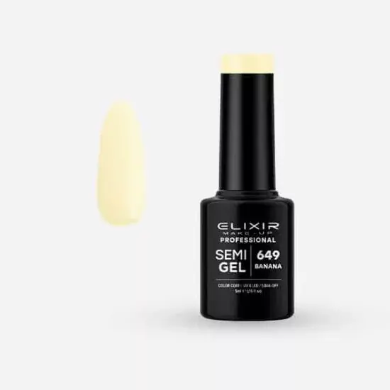 Elixir Semi Gel 649 Banana 5 ml Biztonságos vásárlás