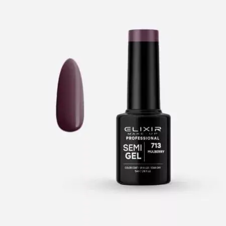 Elixir Semi Gel 713 Mulberry 5 ml Kiárusítás