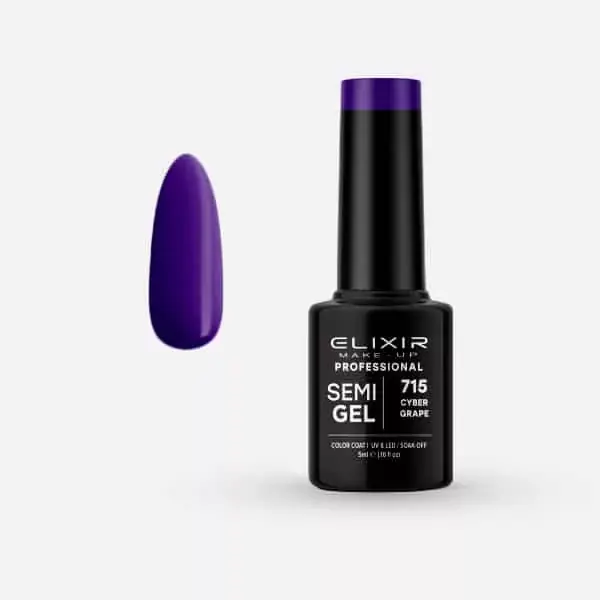 Szuper ajánlat Elixir Semi Gel 715 Cyber Grape 5 ml