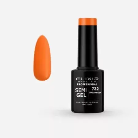 Szezonális akció Elixir Semi Gel 732 Halloween 5 ml