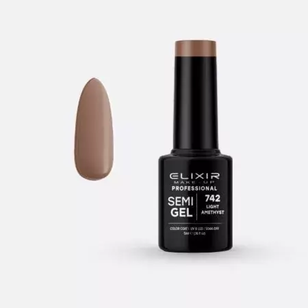 Nézd meg most Elixir Semi Gel 742 Light Amethyst 5 ml