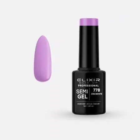 Elixir Semi Gel 778 Zincwhite 5 ml Biztonságos vásárlás
