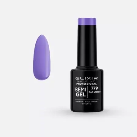Szuper ajánlat Elixir Semi Gel 779 Blue Violet 5 ml