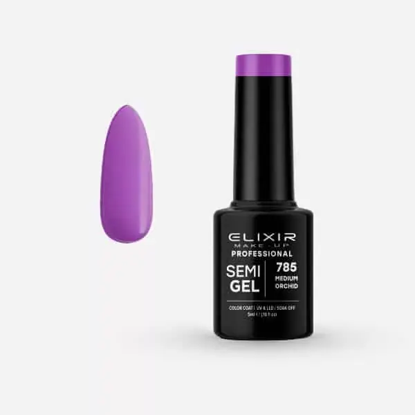 Akciós ár Elixir Semi Gel 785 Medium Orchid 5 ml