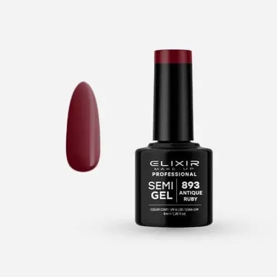 Elixir Semi Gel 893 Antique Ruby 8 ml Végkiárusítás