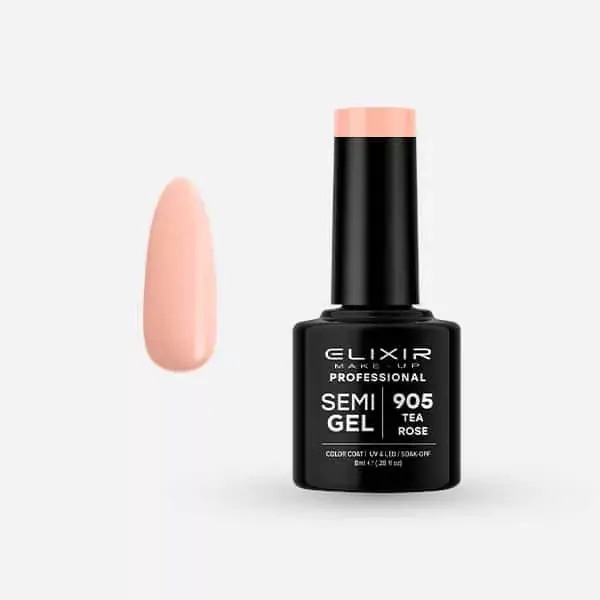 Rendeld meg most Elixir Semi Gel 905 Tea Rose 8 ml