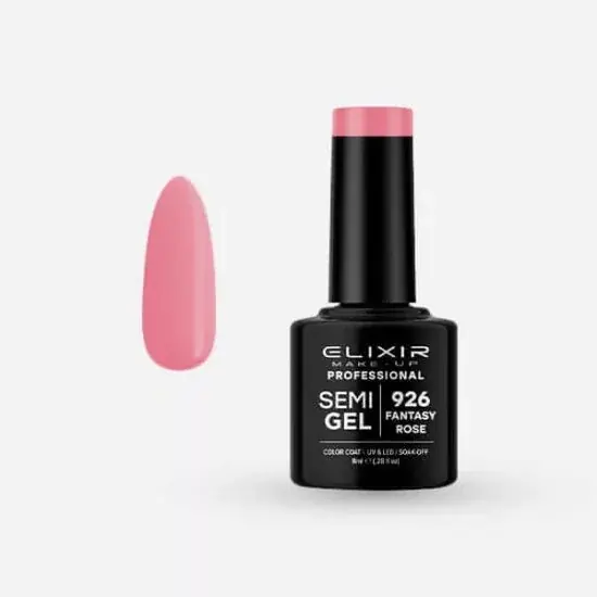 Elixir Semi Gel 926 Fantasy Rose 8 ml Azonnal elérhető