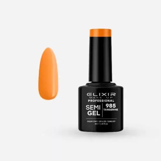 Különleges ajánlat Elixir Semi Gel 985 Tangerine 8 ml