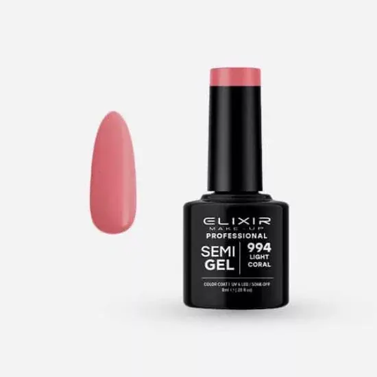 Elixir Semi Gel 994 Light Coral 8 ml Olcsóbb