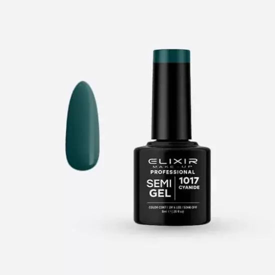 Olcsóbb Elixir Semi Gel 1017 Cyanide 8 ml