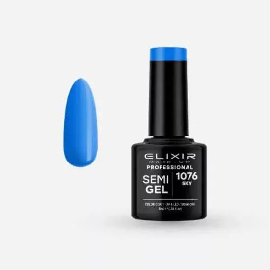 Szuper akció Elixir Semi Gel 1076 Sky 8 ml