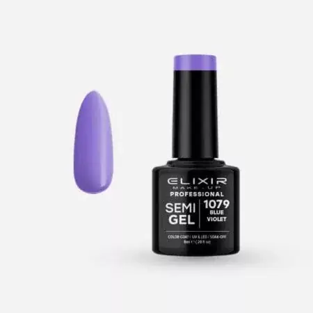 Kiárusítás Elixir Semi Gel 1079 Blue Violet 8 ml