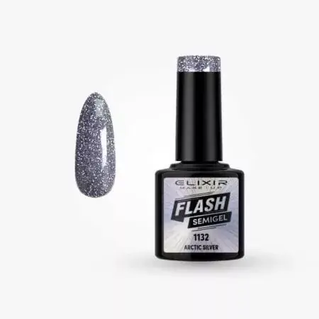 Elixir Semi Gel 1132 ARCTIC SILVER 8 ml Azonnali szállítás