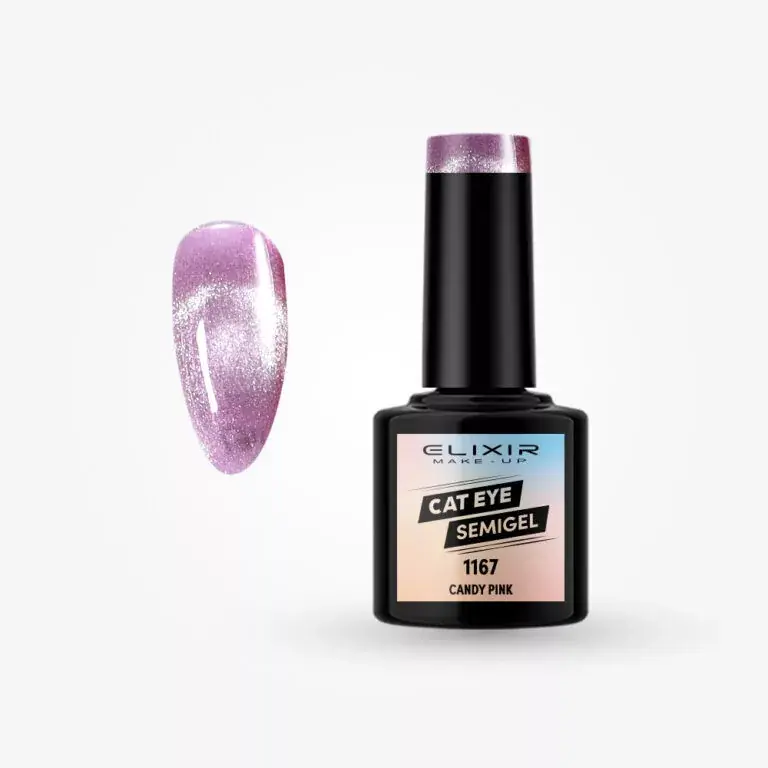 Elixir Semi Gel 1167 Candy Pink 8 ml Legnépszerűbb