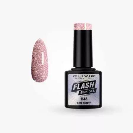 Expressz kézbesítés Elixir Semi Gel 1148 ROSE QUARTZ 8 ml