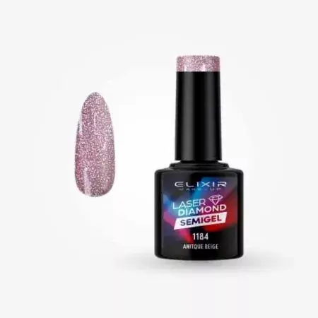 Kedvezmény Elixir Semi Gel 1184 ANITQUE BEIGE 8 ml