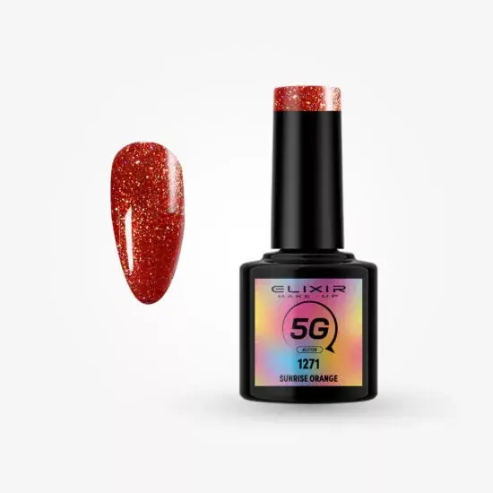 Elixir Semi Gel 1271 Sunrise Orange 8 ml Biztonságos vásárlás