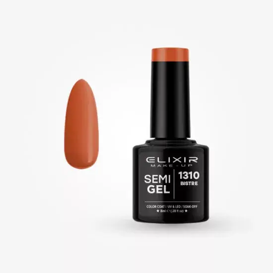 Elixir Semi Gel 1310 Bistre 8 ml Kihagyhatatlan ajánlat