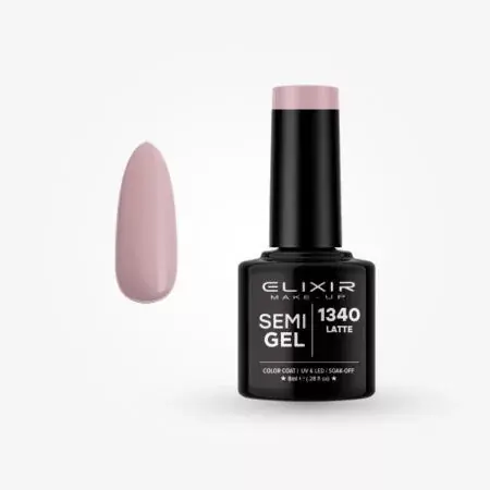 Végkiárusítás Elixir Semi Gel 1340 Latte 8 ml