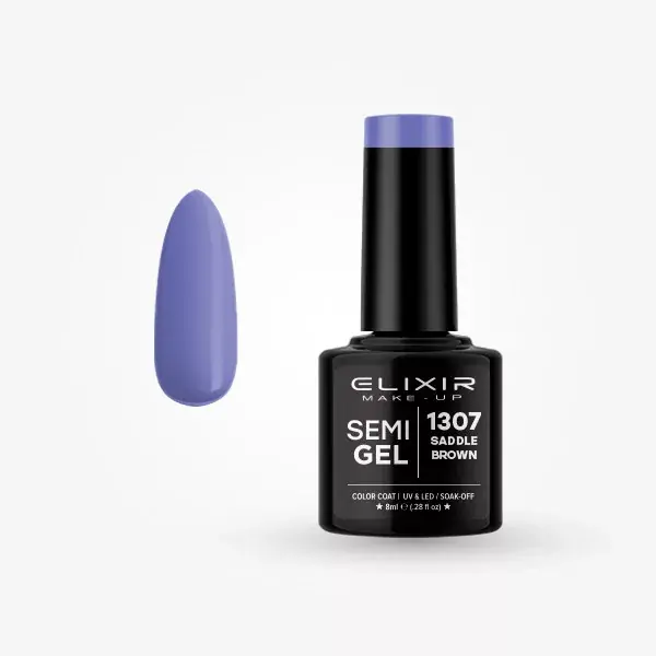 Elixir Semi Gel 1307 Saddle brown 8 ml Kedvezményes ár