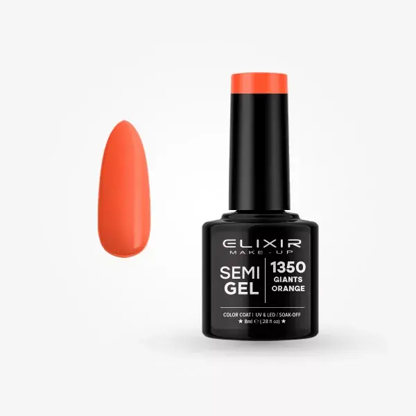 Rendeld meg most Elixir Semi Gel 1350 Giants orange 8 ml