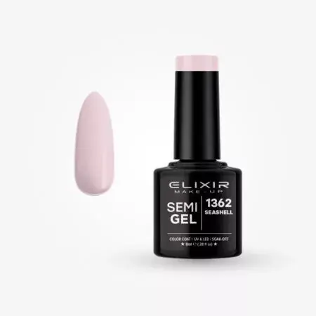 Elixir Semi Gel 1362 Seashell 8 ml Népszerű