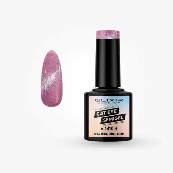 Elixir Semi Gel 1410 Sparkling bubblegum 8 ml Népszerű