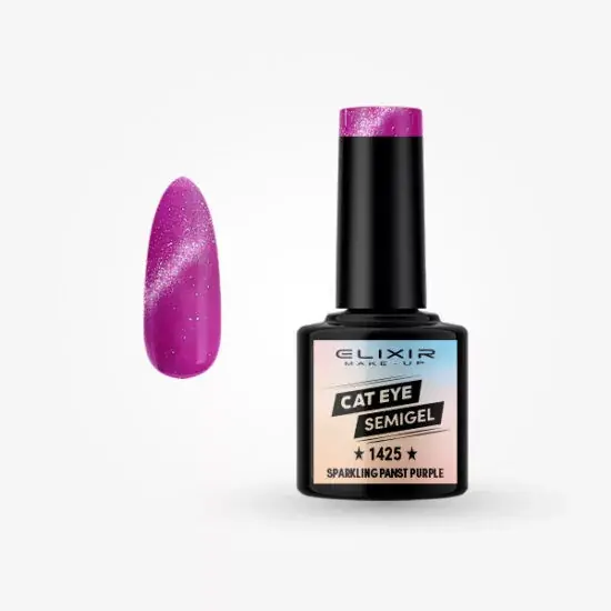 Elixir Semi Gel 1425 sparkling panst purple 8 ml Szezonális akció
