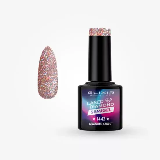 Elixir Semi Gel 1442 Sparkling carrot 8 ml Biztonságos fizetés