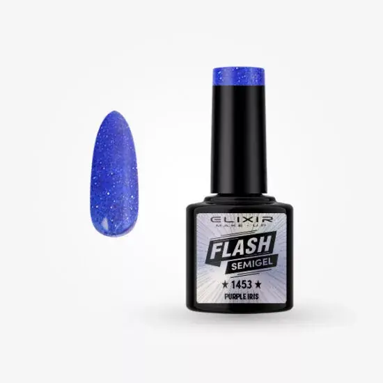 Gyors szállítás Elixir Semi Gel 1453 Purple iris 8 ml