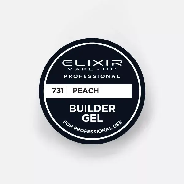 Biztonságos vásárlás Elixir Builder Gel 731 Peach 15 gr