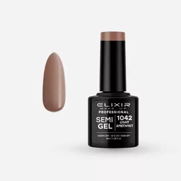 Elixir Semi Gel 1042 Light Amethyst 8 ml Vásárlói kedvenc