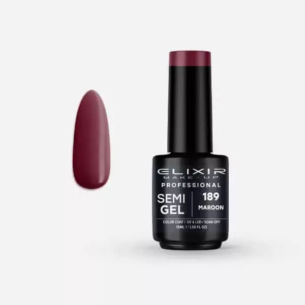 Elixir Semi Gel 189 Marron 15 ml Népszerű