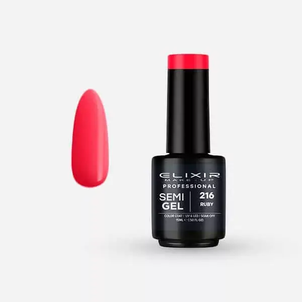 Gyors szállítás Elixir Semi Gel 216 Ruby 15 ml