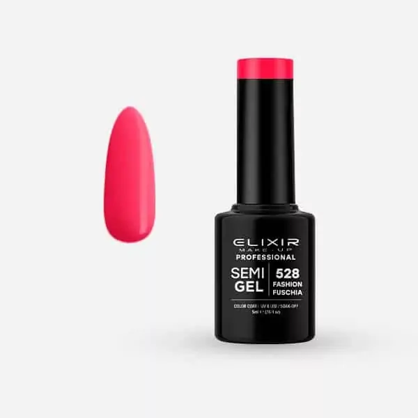Elixir Semi Gel 528 Fashion Fuchsia 5 ml Legkelendőbb