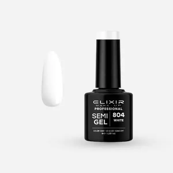 Elixir Semi Gel 804 White 8 ml Expressz kézbesítés