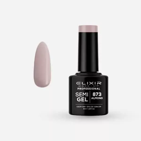 Elixir Semi Gel 873 Almond 8 ml Exkluzív ajánlat