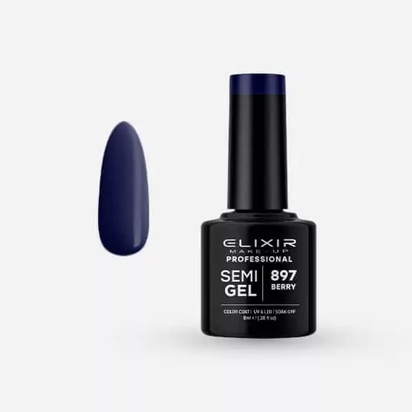 Elixir Semi Gel 897 Berry 8 ml Kiárusítás