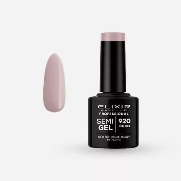 Vásárlói kedvenc Elixir Semi Gel 920 Coco 8 ml