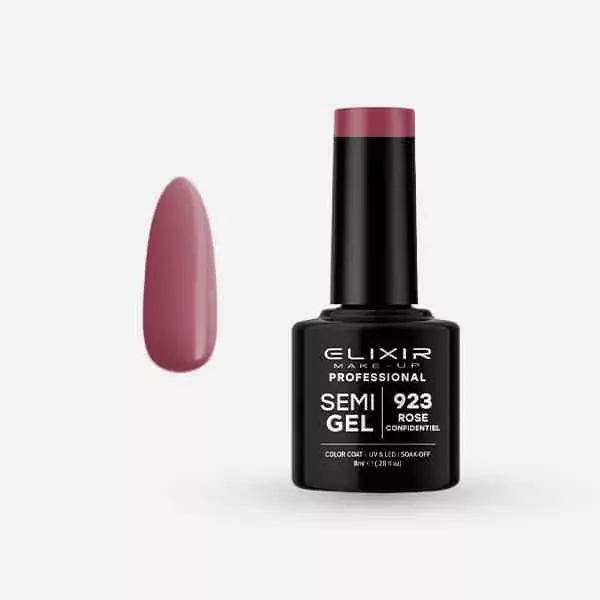 Elixir Semi Gel 923 Rose Confidentiel 8 ml Vásárlói kedvenc