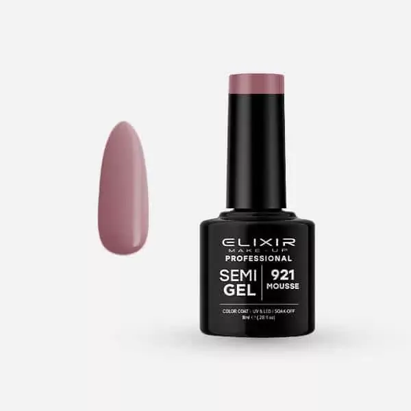 Elixir Semi Gel 921 Mousse 8 ml Árcsökkenés
