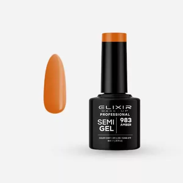 Utolsó esély Elixir Semi Gel 983 Amber 8 ml
