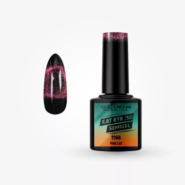 Elixir Semi Gel 1160 PINK CAT 8 ml Kedvezmény