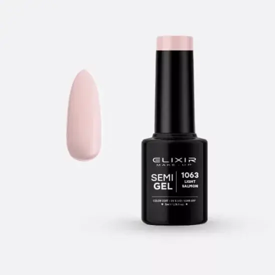Elixir Semi Gel 1063 Light Salmon 5 ml Népszerű