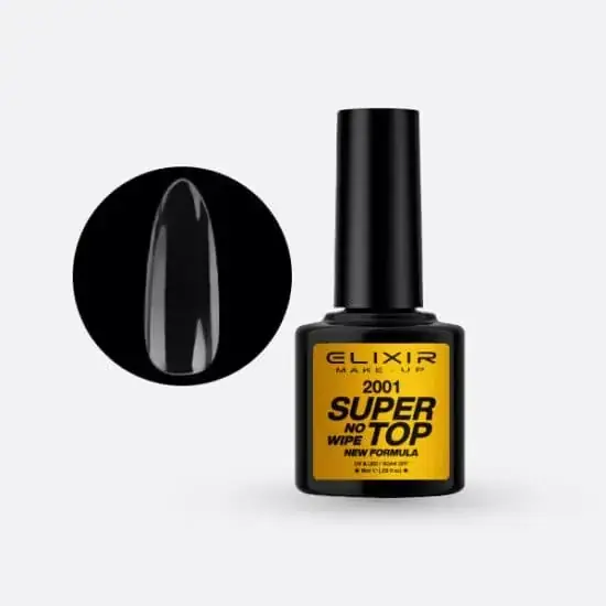 Szuper akció Elixir Super Top Coat 2001 No Wipe 8 ml