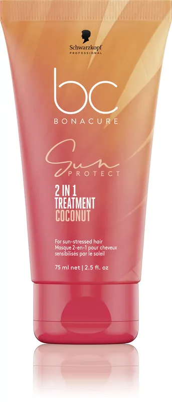 Gyors szállítás BC Bonacure Sun Protect 2-in-1 Hajpakolás 75 ml utazó kiszerelés