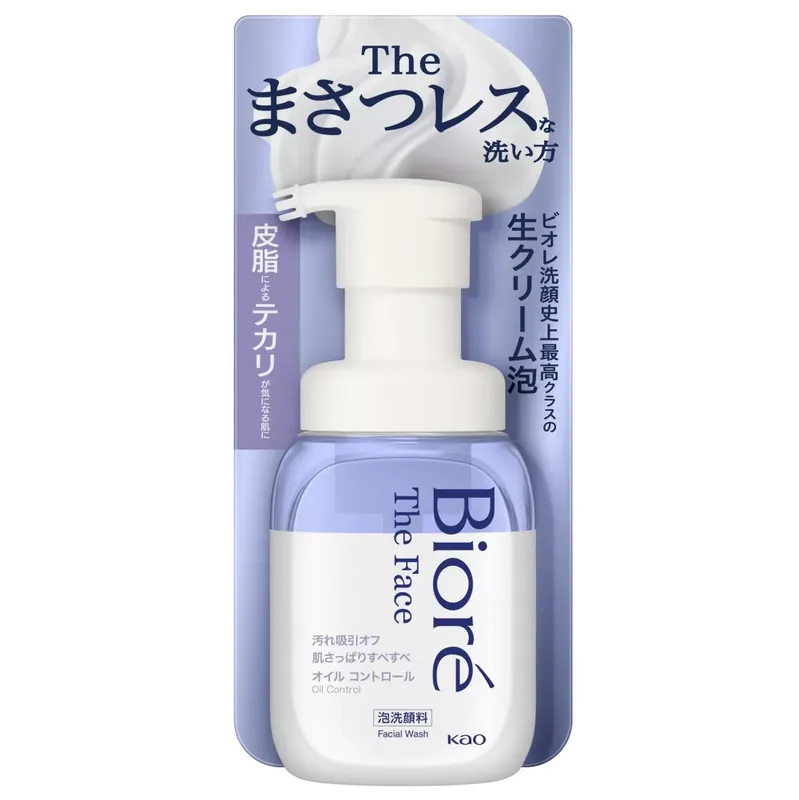 Bioré The Face Foaming Arctisztító Hab - Oil Control 200ml Árcsökkenés